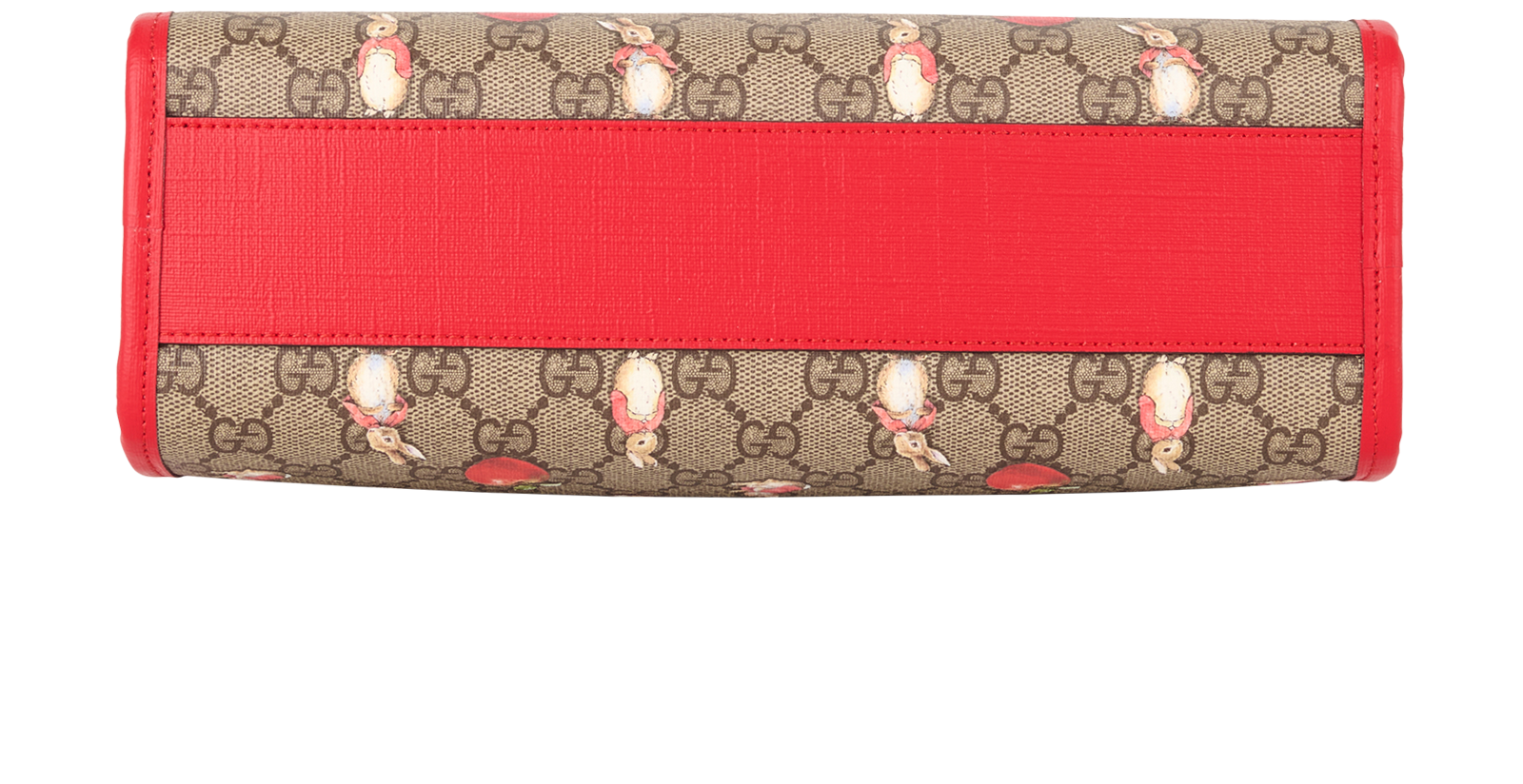 x Peter Rabbit Tote, &pound;495, Handbags, Beige/Red, Canvas, Top view